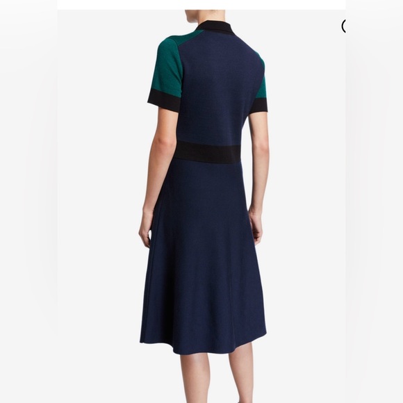 Tori, Burch, color block, sweater dress xs blue green - Picture 3 of 4
